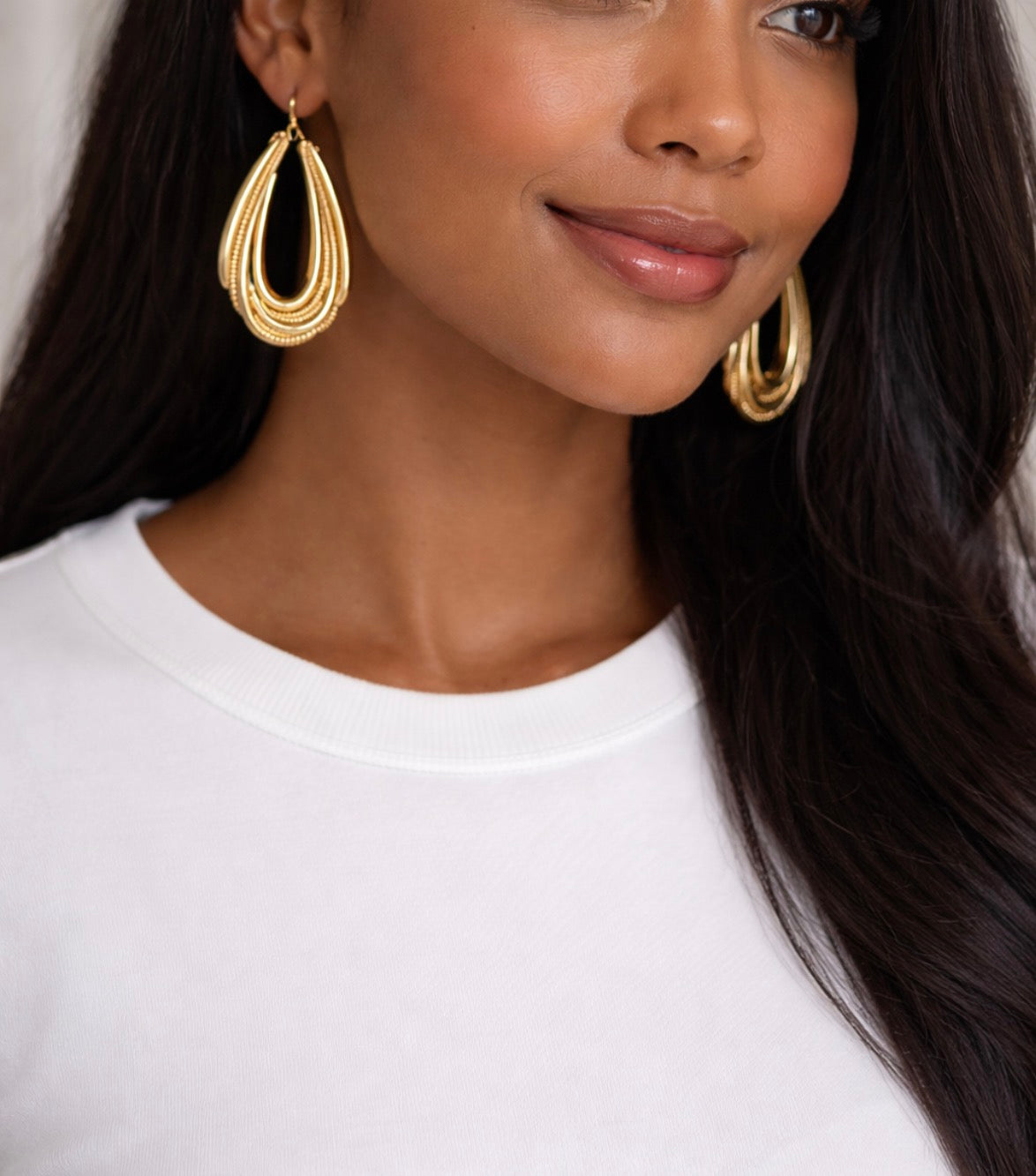 Catalina Wave Hoop Earrings