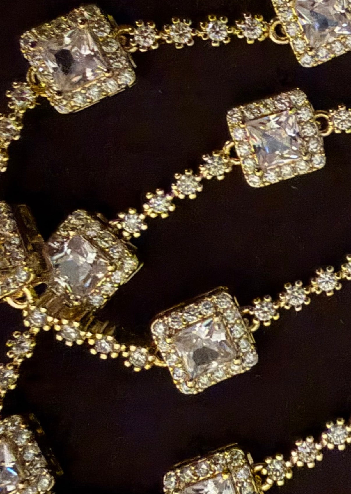 Milano Crystal Halo Bracelet