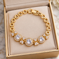 Solara Crystal Statement Bracelet